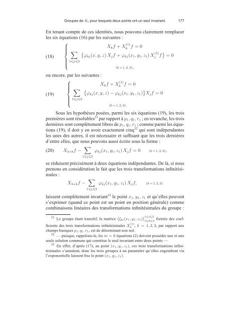 Sophus Lie, Friedrich Engel et le problÃ¨me de Riemann ... - DMA - Ens