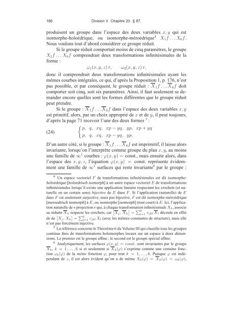 Sophus Lie, Friedrich Engel et le problème de Riemann ... - DMA - Ens