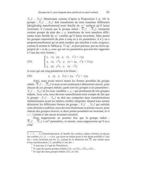 Sophus Lie, Friedrich Engel et le problÃ¨me de Riemann ... - DMA - Ens