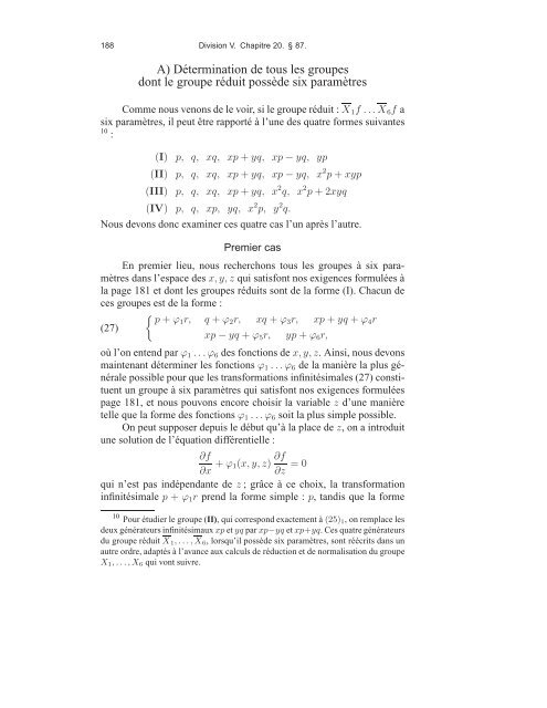 Sophus Lie, Friedrich Engel et le problÃ¨me de Riemann ... - DMA - Ens