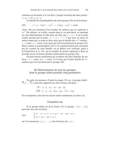 Sophus Lie, Friedrich Engel et le problÃ¨me de Riemann ... - DMA - Ens