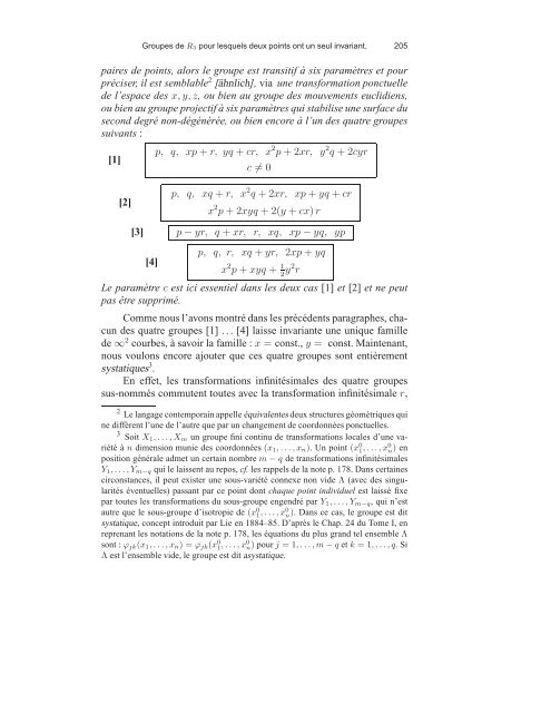 Sophus Lie, Friedrich Engel et le problÃ¨me de Riemann ... - DMA - Ens