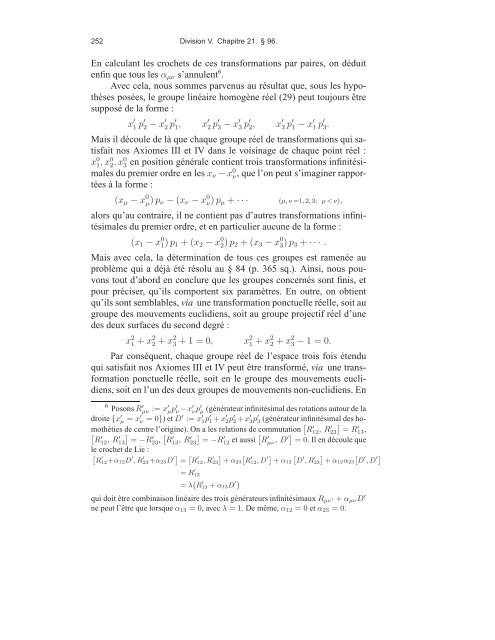 Sophus Lie, Friedrich Engel et le problÃ¨me de Riemann ... - DMA - Ens