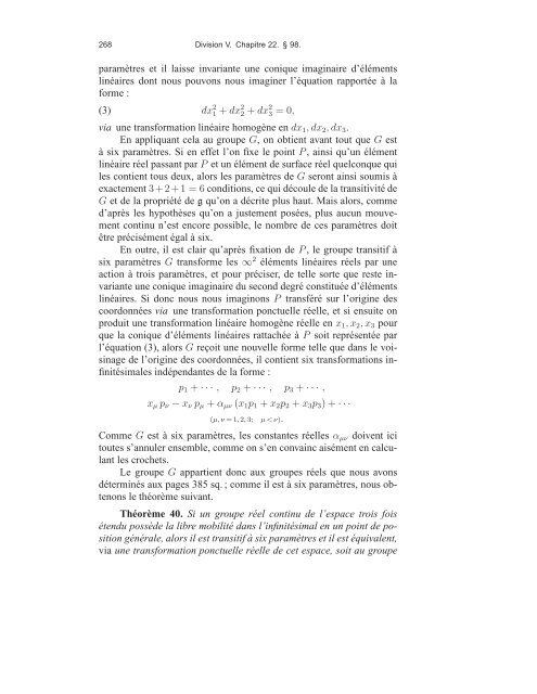 Sophus Lie, Friedrich Engel et le problÃ¨me de Riemann ... - DMA - Ens