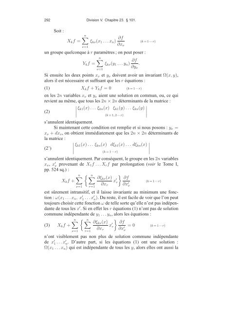 Sophus Lie, Friedrich Engel et le problÃ¨me de Riemann ... - DMA - Ens