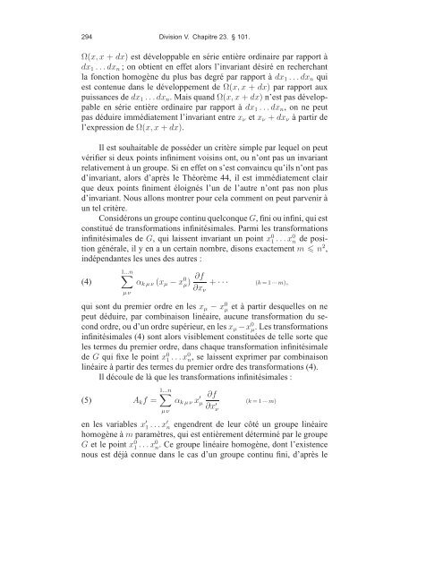 Sophus Lie, Friedrich Engel et le problÃ¨me de Riemann ... - DMA - Ens