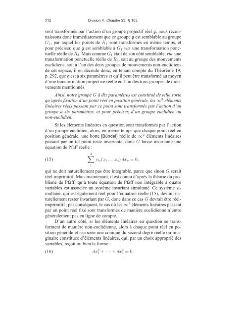 Sophus Lie, Friedrich Engel et le problÃ¨me de Riemann ... - DMA - Ens