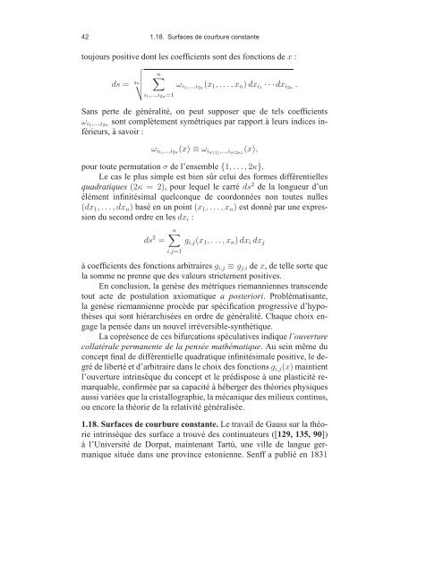 Sophus Lie, Friedrich Engel et le problÃ¨me de Riemann ... - DMA - Ens