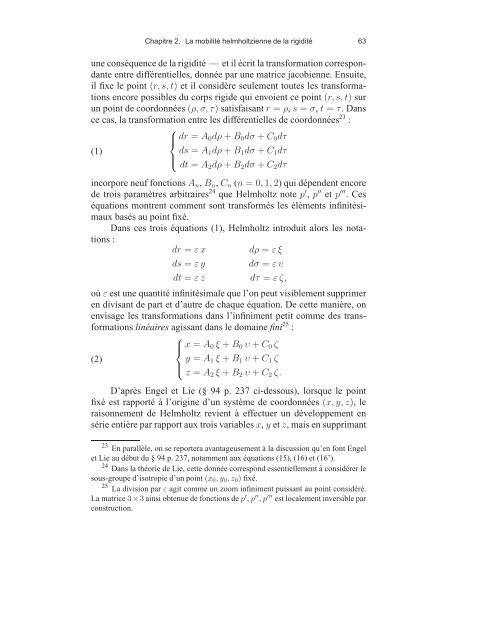 Sophus Lie, Friedrich Engel et le problÃ¨me de Riemann ... - DMA - Ens