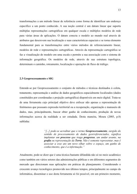 X Curso de EspecializaÃ§Ã£o em Geoprocessamento 2007 - UFMG