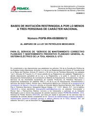 bases de licitación pública nacional - Pemex Gas y Petroquímica ...