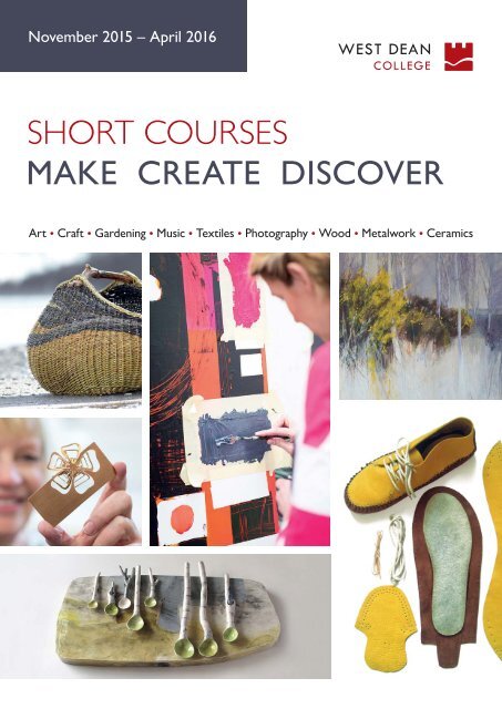 Short Course Brochure November 15  April 16