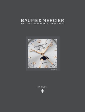 Product Catalog - Baume et Mercier