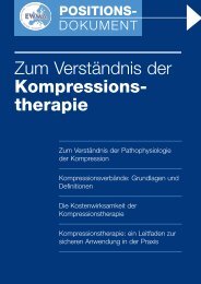 Zum VerstÃ¤ndnis der Kompressionstherapie - EWMA