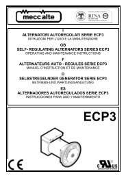 I ALTERNATORI AUTOREGOLATI SERIE ECP3 ... - Winco Generators