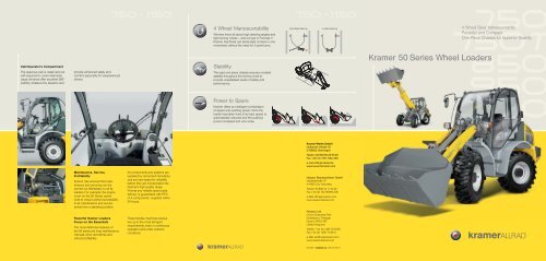 Kramer 50 Series Wheel Loaders