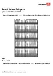 Pers Â¨onlicher Fahrplan