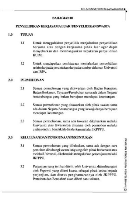 Panduan Pengurusan Penyelidikan KUIM.pdf - USIM