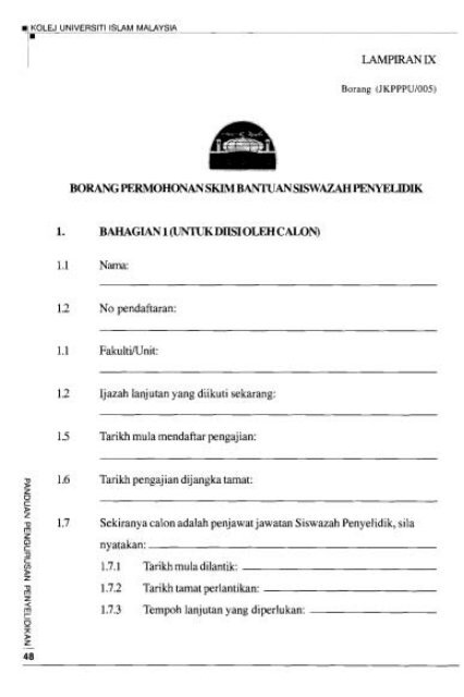 Panduan Pengurusan Penyelidikan KUIM.pdf - USIM