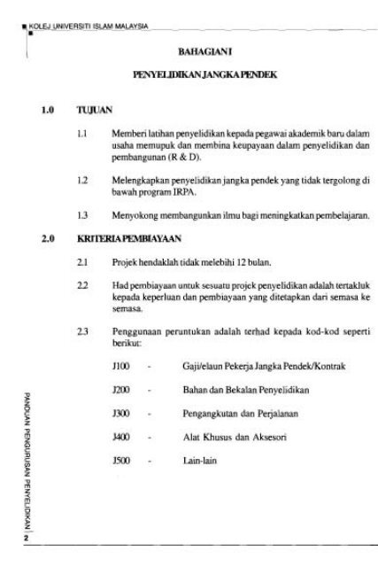 Panduan Pengurusan Penyelidikan KUIM.pdf - USIM