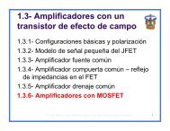 Amplificadores con MOSFET