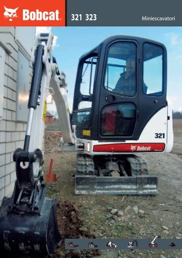 Brochure: escavatori 321-323 - Bobcat.eu