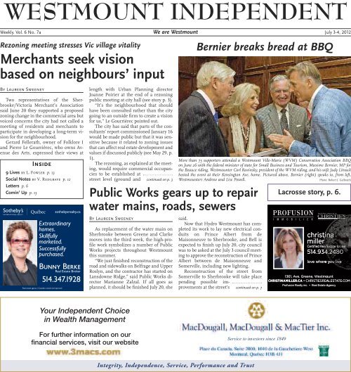 July 3 - Westmount Independent