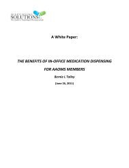 A White Paper - American Association of Oral and Maxillofacial ...