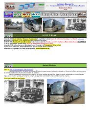 H I S T O R I A L Notas / Noticias - Empresas Autobuses Líneas