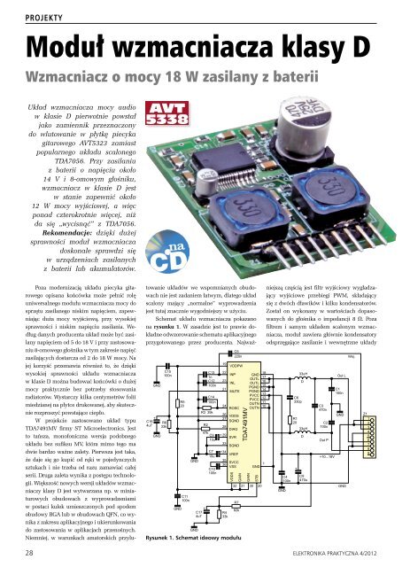 Elektronika Praktyczna, kwiecieÅ 2012 - UlubionyKiosk
