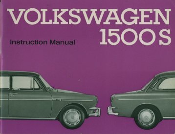 August 1964 1500 S Owner's Manual - PDF - TheSamba.com