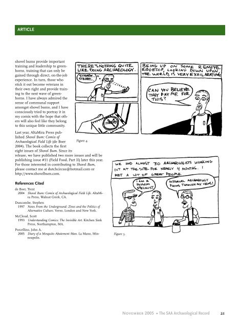 Special Issue: Cartoons in Archaeology - Society for American ...
