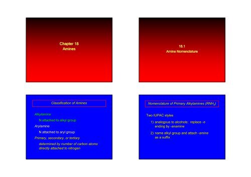 Ch18 Amines(pdf) - KFUPM Open Courseware