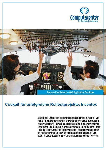 Cockpit fÃ¼r erfolgreiche Rolloutprojekte: Inventox - Computacenter