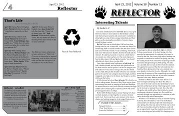 REFLECTOR - Bethany Christian Schools