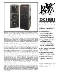 acs main frame loudspeaker controller - Apogee Sound