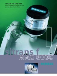 SITRANS F M MAG 8000 Precise Metering with battery powered ...