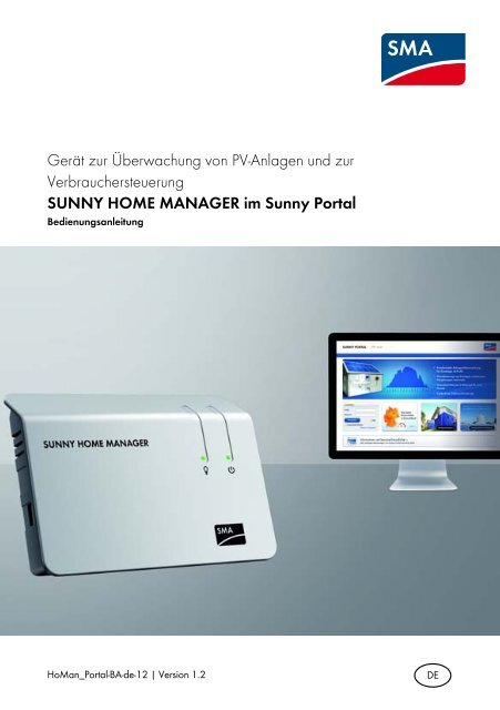SUNNY HOME MANAGER im Sunny Portal - SMA Solar Technology ...
