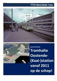 Tramhalte Oostende- (Kaai-)station vanaf 2011 op de ... - Ttonoordzee