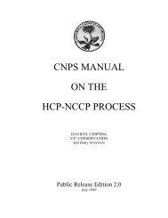 cnps manual on the hcp-nccp process - California Native Plant Society