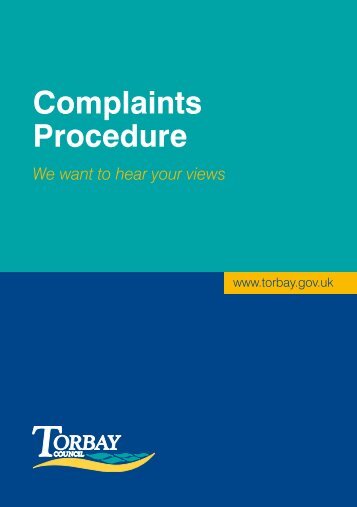 Complaints Procedure - Torbay Council