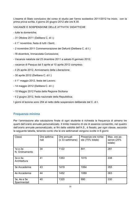 Scarica il POF in PDF - Liceo Artistico Statale Catalano