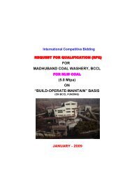 FOR MADHUBAND COAL WASHERY, BCCL - Bharat Coking Coal ...