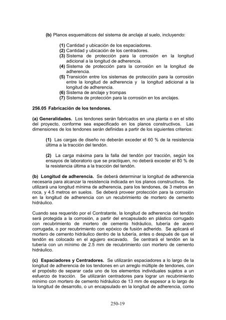 especificaciones para la construcciÃ³n de carreteras y puentes ...