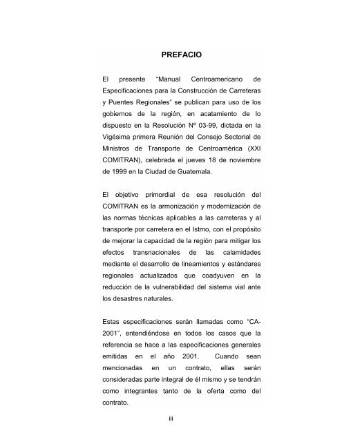 especificaciones para la construcciÃ³n de carreteras y puentes ...