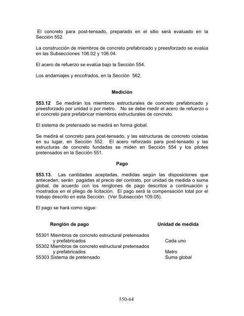 especificaciones para la construcciÃ³n de carreteras y puentes ...