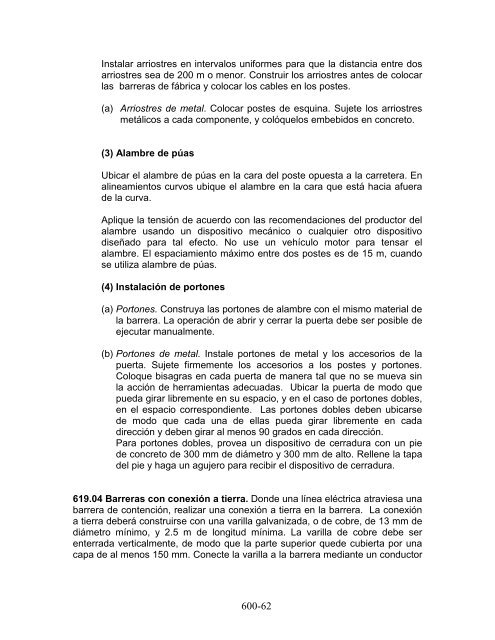 especificaciones para la construcciÃ³n de carreteras y puentes ...