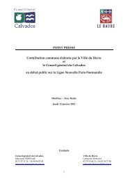 Contribution commune élaborée par la Ville du Havre et le Conseil ...