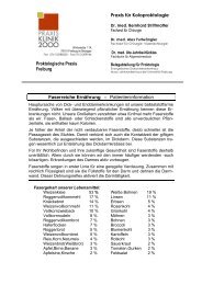 Ernährungskreis - Proktologische Praxis Freiburg