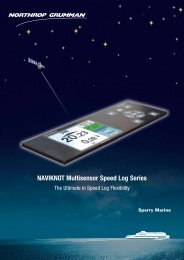 NAVIKNOT Multisensor Speed Log Series - Sperry Marine